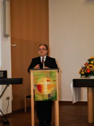 Bischof Michael Chalupka beim 150-Jahr-Jubiläum der EmK