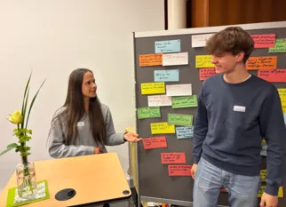 Jugenddelegierte Sarah Zilka und Mattis Mayr erzählen von KJW Veranstaltungen