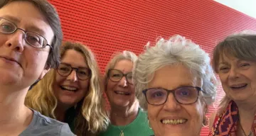 v.l.n.r.: Esther Handschin, Doris Vanselow, Maria Huber, Irene Fiala und Gabriele Rehbogen