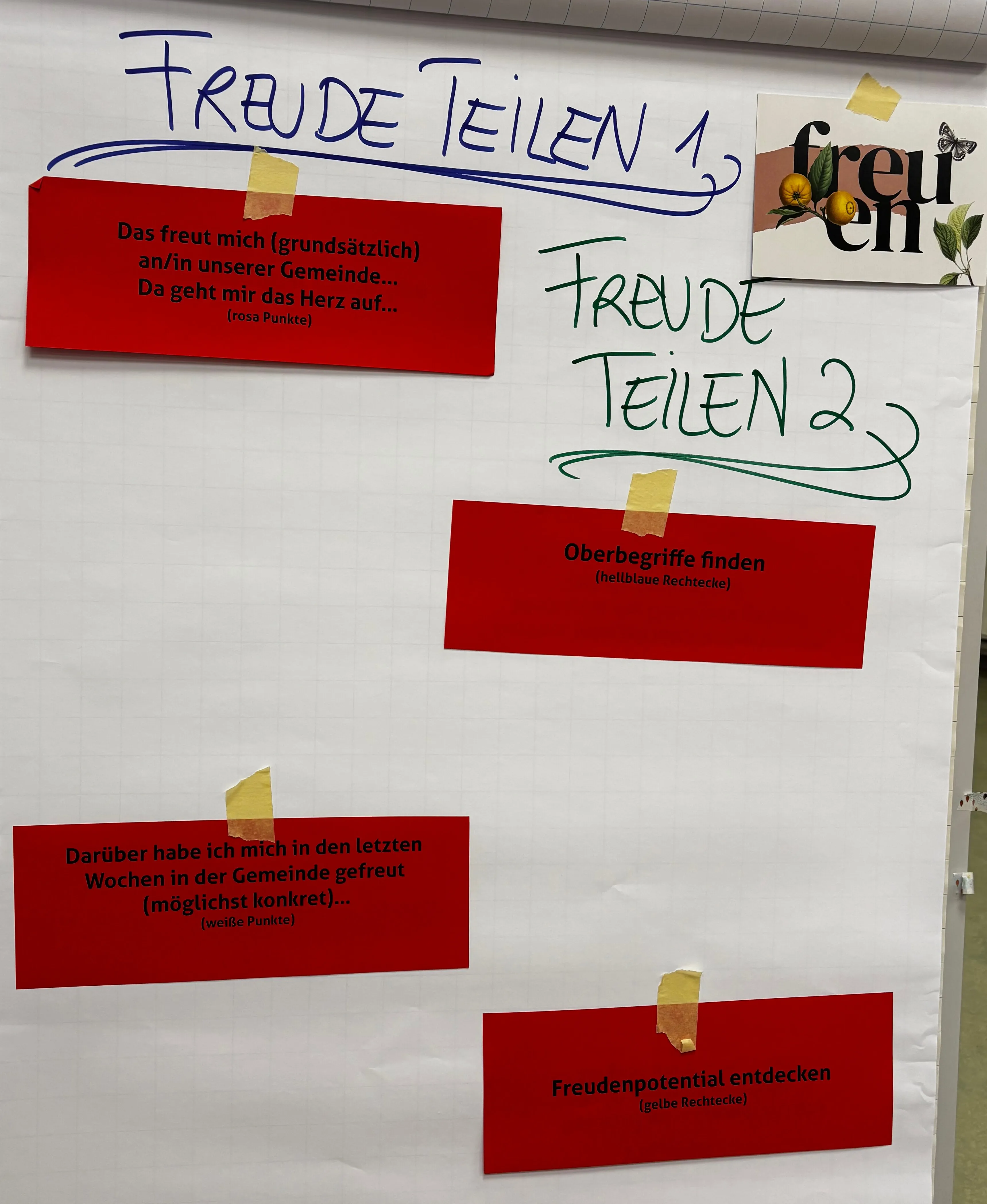 Freude entdecken und teilen