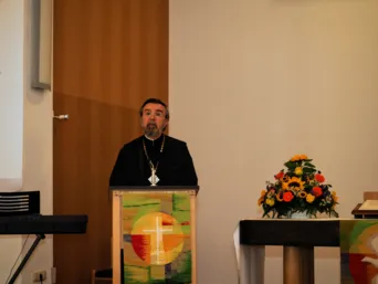 Bischofsvikar Dr. Nicolae Dura beim 150-Jahr-Jubiläum der EmK