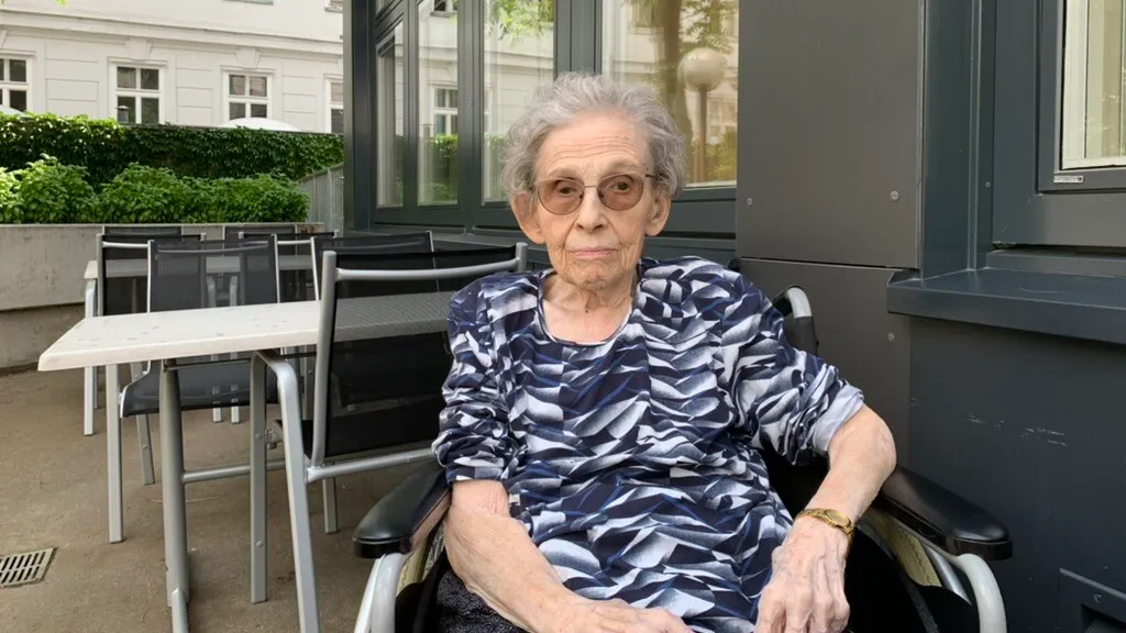 Abschied von Hermine Wolf vier Tage vor ihrem Tod