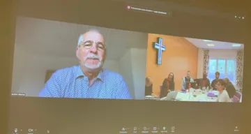 Achim Härtner und Teilnehmende Online