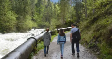 Wanderung zum Pießling Ursprung beim Pfingstjugendtreffen 2016 in Windischgarsten