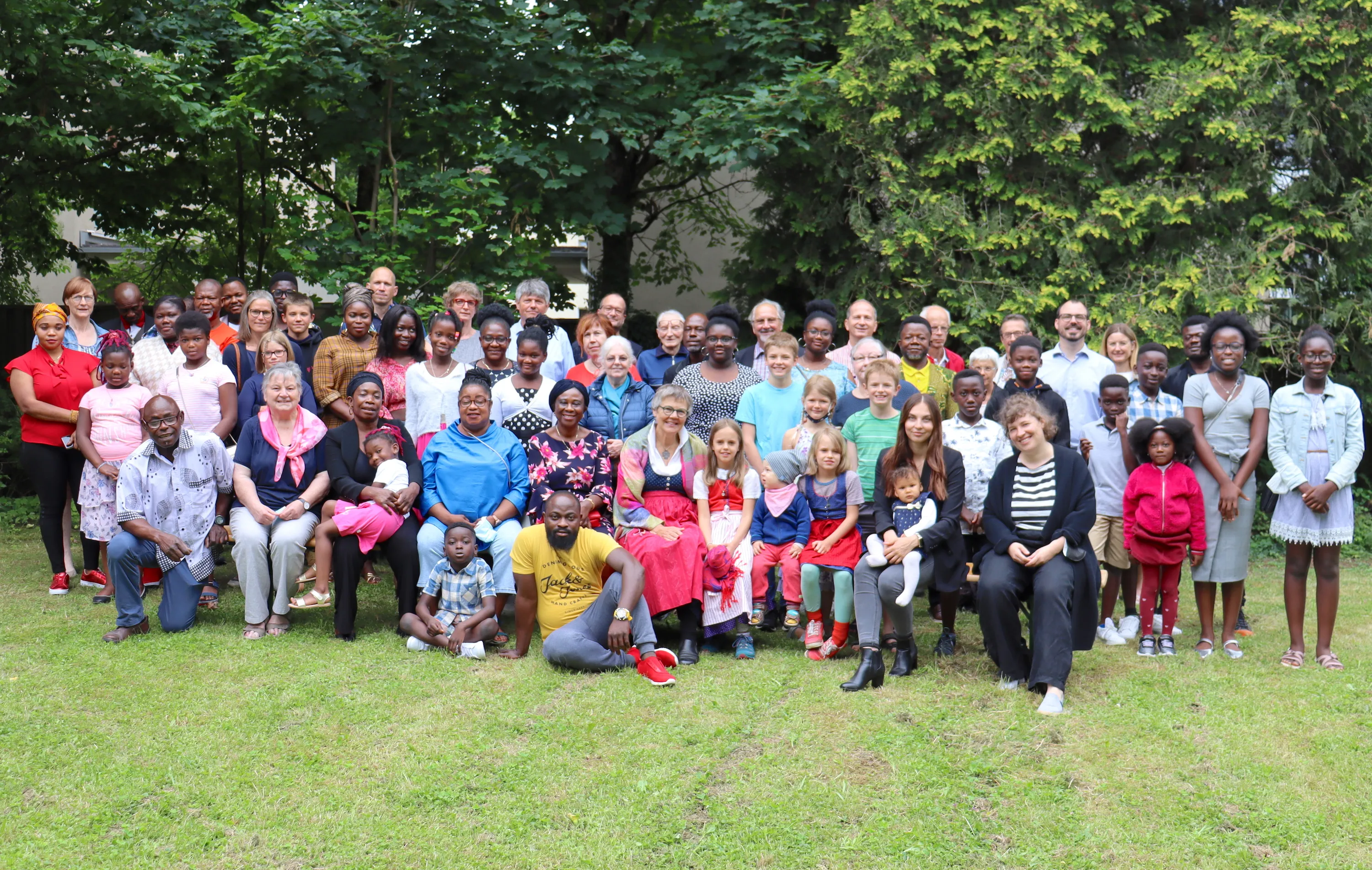 Gemeindefoto beim Sommerfest, Juli 2021