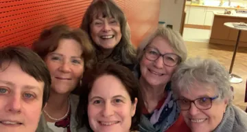 v.l.n.r.: Esther Handschin, Margit Wallner, Iris Radauer (vorne), Gabriele Rehbogen (hinten), Maria Huber, Irene Fiala