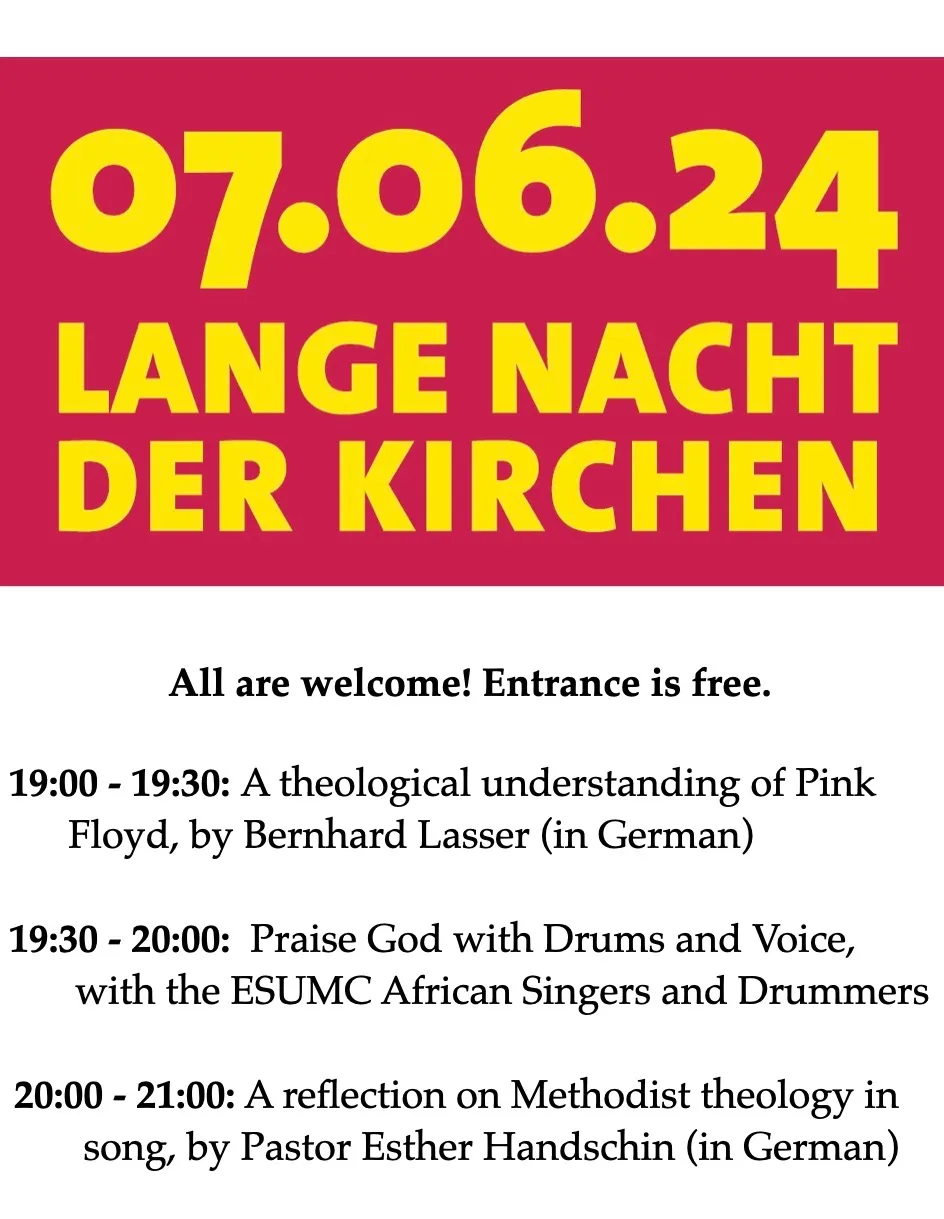 Long Night of Churches at ESUMC and Fünfhaus
